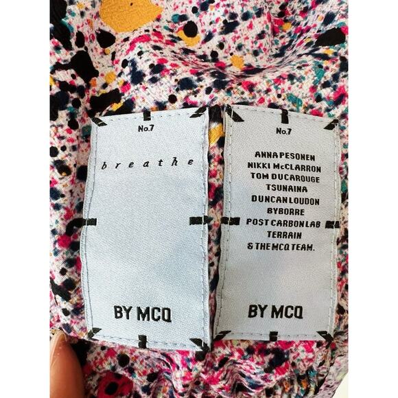 NWT MCQ Drawcord Mini Slip Dress Liliac Size medium Removable Sleeves $635 - Picture 6 of 16